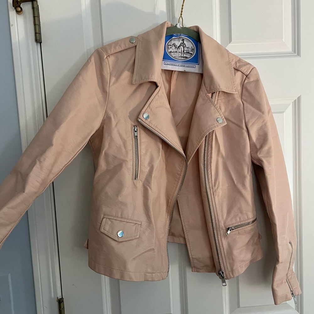 Pink Pleather Jacket